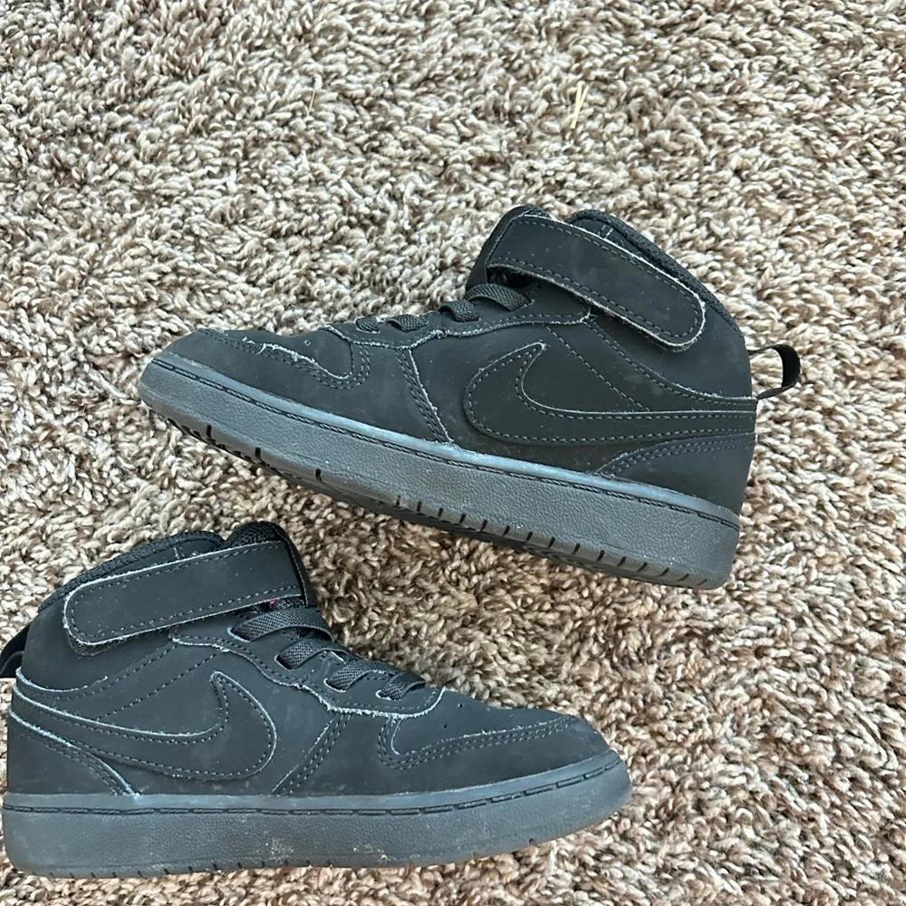 Nike Kids Black High-Top Sneakers